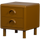 Rune dresser/night stand 2 drawers metal honey yellow