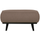 Statement pouf bouclé nougat