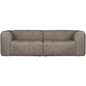 Bean 3,5-seater sofa chunky melange travertin, front view