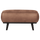 Statement hocker ecoleather cognac