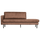 Rodeo daybed left ecoleather cognac