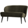 Sara small sofa velvet warm green