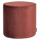Sara pouf high 46xØ46 cm velvet bordeaux red