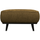 Statement pouf structure velvet brass