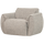 Baggy draaifauteuil geweven stof naturel melange
