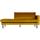 Rodeo daybed droite velvet ocre