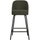 Vogue barstool 65 cm woven fabric warm green