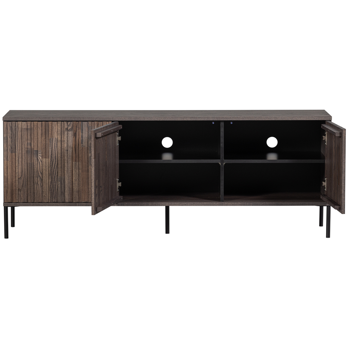 New gravure tv unit 150 cm ash veneer espresso