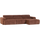 Novi chaise longue bank rechts ribstof terra