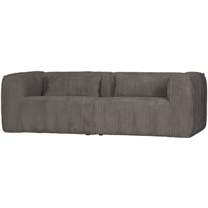 Bean 3,5-seater sofa rib fabric terrazzo, front view