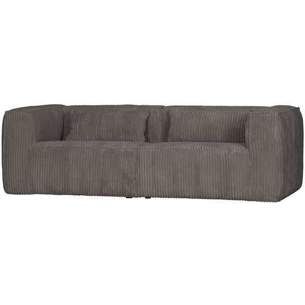 Bean 3,5-seater sofa rib fabric terrazzo, front view