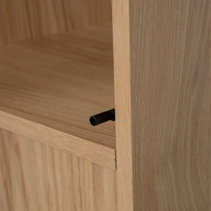 Modulair haut-de-casse 40 cm chêne naturel mat, détail