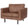 Rodeo fauteuil ecoleer cognac