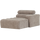 Novi chaise longue element arm rechts naturel melange