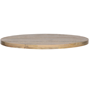 Tablo mango wood tabletop Ø 120 cm, front view