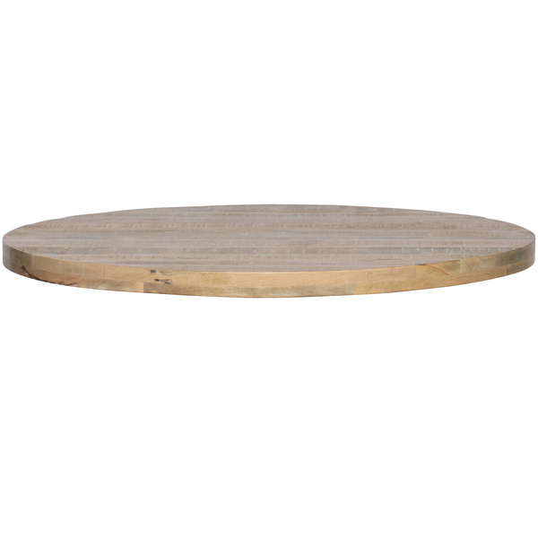 Tablo mango wood tabletop Ø 120 cm, front view
