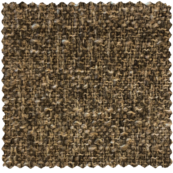 Europa 2-seater dining bench woven fabric dark brown melange, material detail