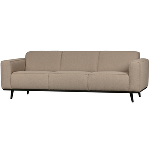 Statement 3-seater 230 cm bouclé beige, front view