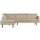 Rodeo canapé d angle e a gauche bouclé beige