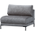 Couple loveseat élément mélange denim