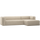 Bean hoekbank rechts beige melange