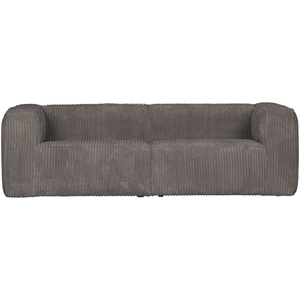 Bean 3,5-seater sofa rib fabric terrazzo, front view