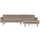Rodeo chaise longue a droite velvet kaki