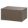 Savo table basse en mdf haut brillant marron moka