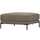 Couple pouf 100 cm taupe