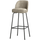 Vogue barstool 80 cm structure velvet wheatfield