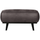 Statement hocker ecoleather dark grey