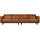 Statement 4-places 280 cm eco cuir cognac