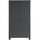 Dennis armoire pin gris acier