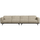Statement XL 4-seater 372 cm structure velvet wheatfield