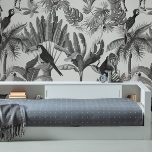 Connect corner bed white, room setting