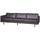 Rodeo 3-seater sofa ecoleather black