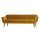 Rocco xl sofa 230 cm velvet ochre