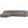 Sloping canapé d angle gauche gris mélangé