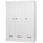 Connect armoire 3 portes + tiroirs blanc