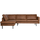 Rodeo corner sofa left ecoleather cognac