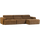 Novi chaise longue bank rechts karamelbruin melange