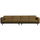 Statement XL 4-seater 372 cm structure velvet brass