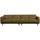 Statement 4-seater 280 cm structure velvet brass