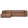 Bean canapé d angle gauche eco cuir cognac