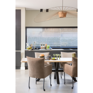 Combi Tablo XL oak tabletop 240 x 100 cm with Zeeland leg, room setting