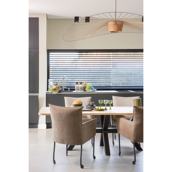 Combi Tablo XL oak tabletop 240 x 100 cm with Zeeland leg, room setting