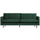 Rodeo classic 2,5-zits bank velvet bosgroen