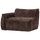 Baggy 1-zits element met arm links 3D chenille donkerbruin