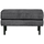 Rodeo tabouret sur jambes structure velvet mountain