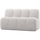Mojo dining bench 164 cm with backrest bouclé ecru melange